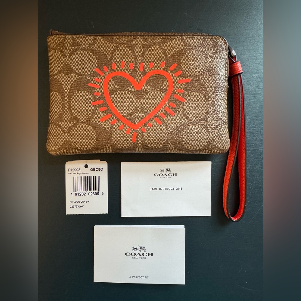 Coach x Keith Haring Wristlet